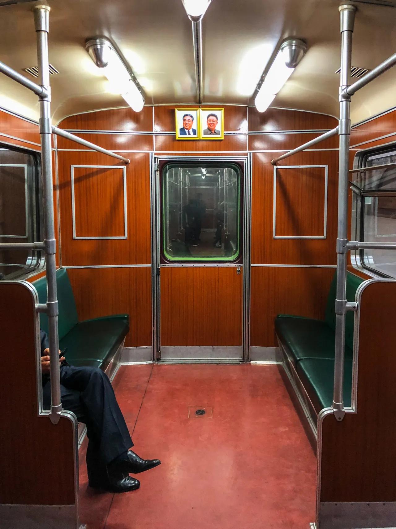 Riding the metro