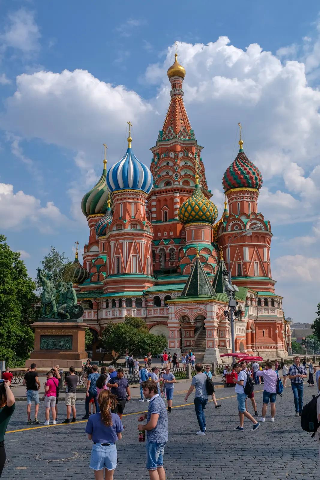 St. Basil's Cathedral in Moscow, Russia