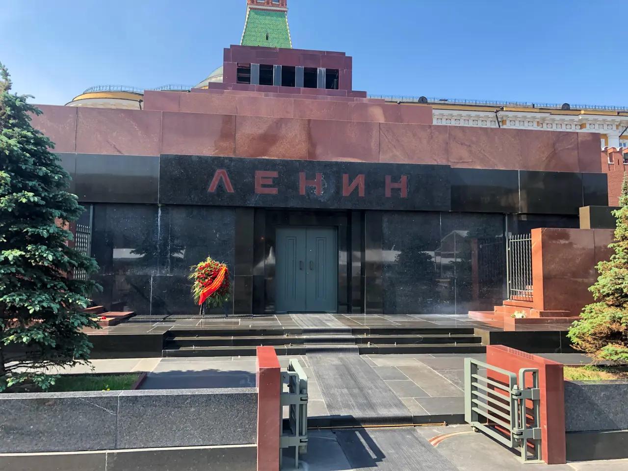 Lenin's mausoleum in Red Square, Moscow